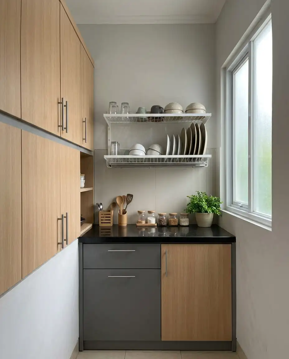 Kitchenset mini untuk dapur lebar 2 meter