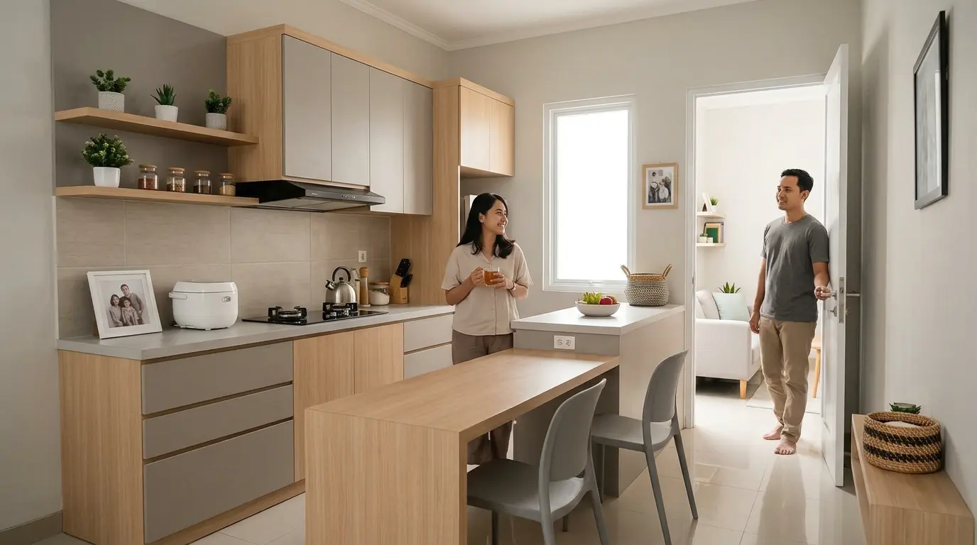 Set Minimalis untuk Rumah Tipe 36 agar Terasa Lapang