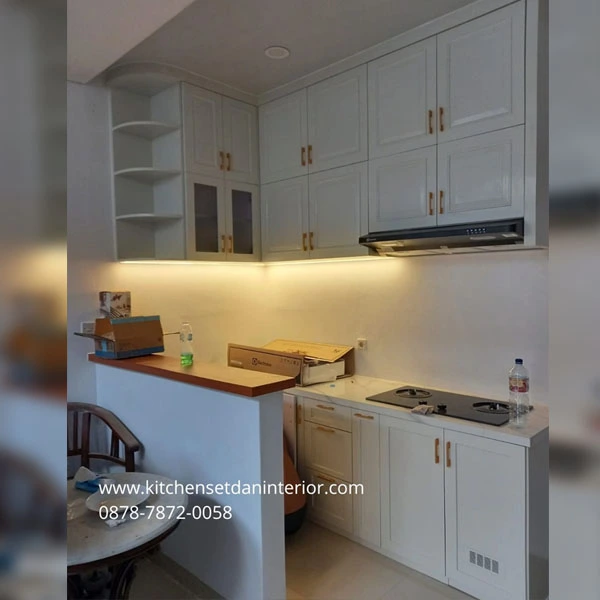 Kitchen set proyek Pak Andri di Pamulang