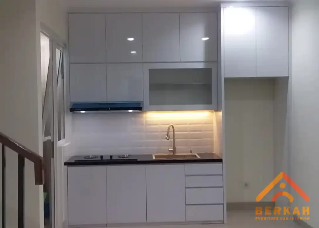 kitchen set bintaro proyek oleh berkah furniture dan interior
